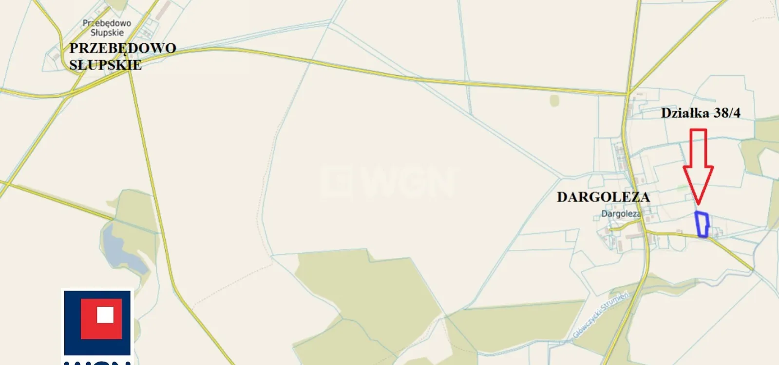 Działka na sprzedaż Dargoleza
